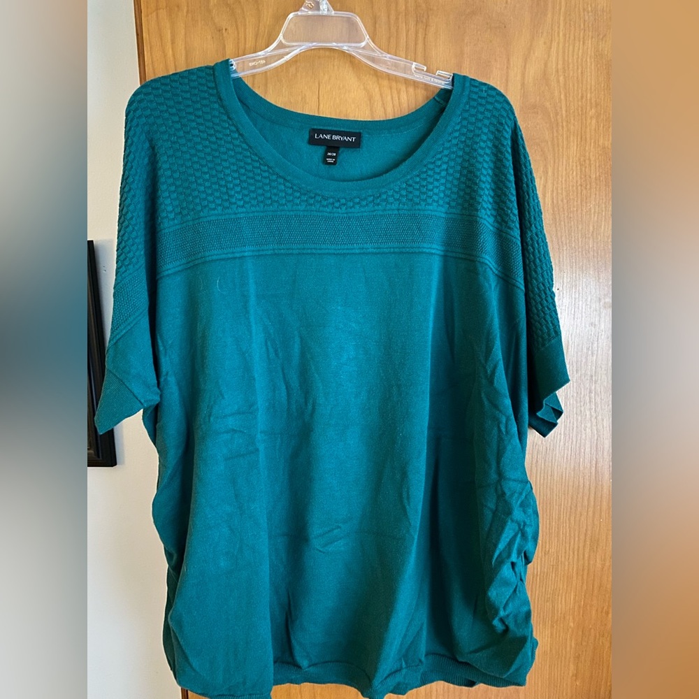 Lane Bryant 26/28 green sweater